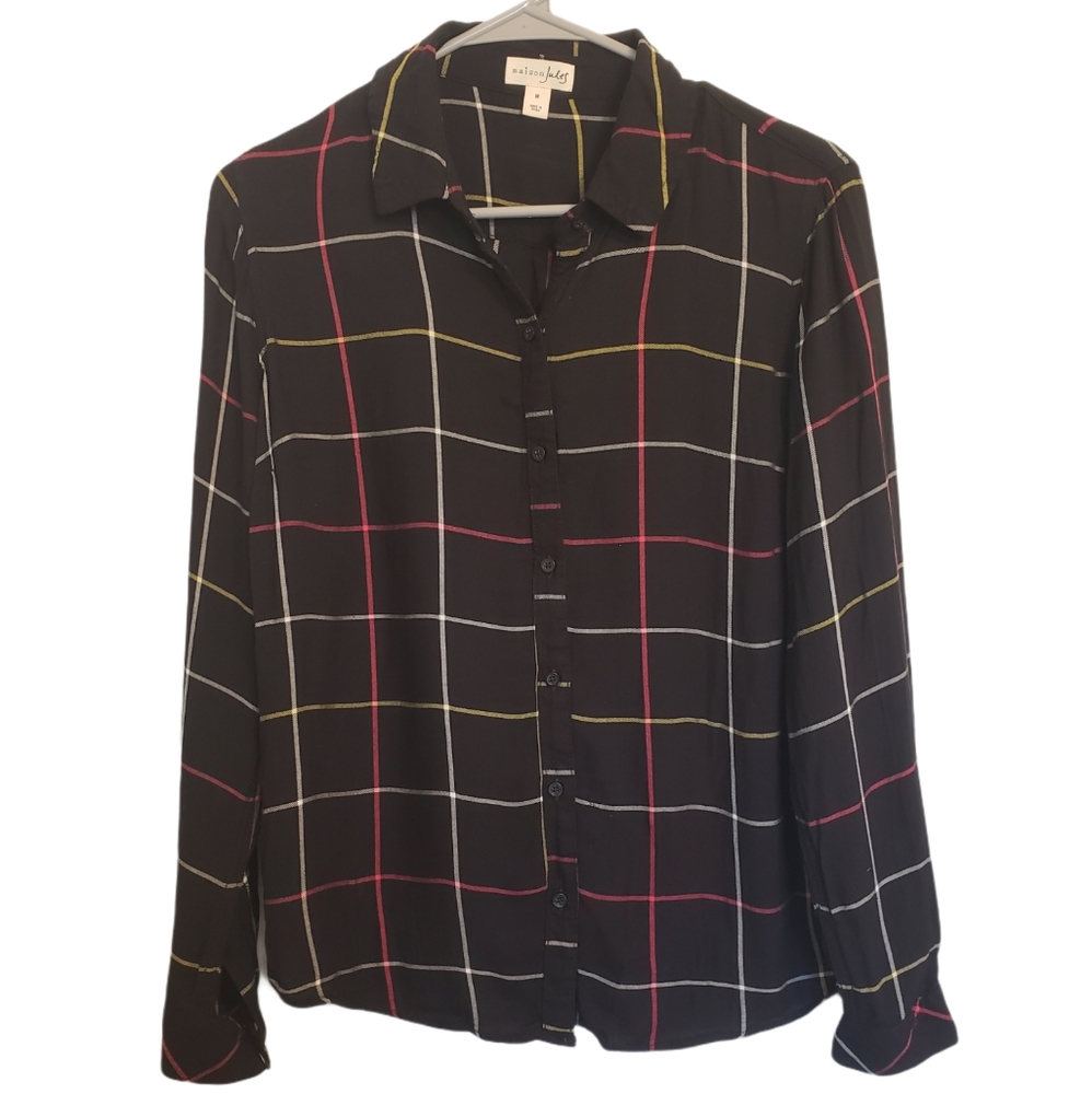 Maison Jules Printed Button Down Top - image 2